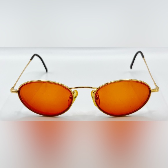 Vintage ViennaLine 1656 40 Gold Oval Sunglasses Frames Only - Picture 3 of 8